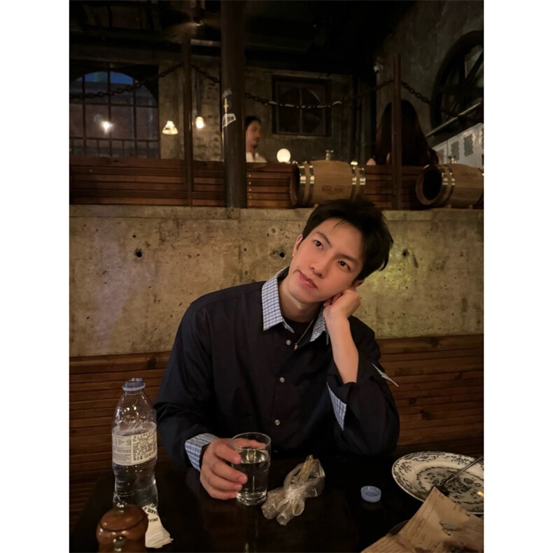 网图现货格子假两件接拼格纹长袖衬衫miu系CS06-特P38男女可穿,男装衬衫,电商C310