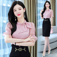 杭州真丝衬衫女长袖蝴蝶结2024年春季新款气质优雅桑蚕丝打底上衣，女装衬衫，火爆靓佳人