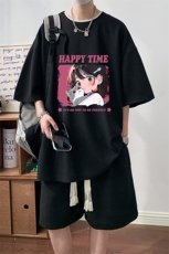 华夫格套装运动短袖t恤套装休闲两件套一套HZ84353-P44，男装T恤，电商A040