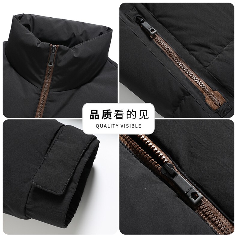 【】现货新款新标90绒休闲时尚面包羽绒服男士加厚面包服,男装羽绒服,钱塘723
