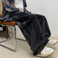 牛仔裤男韩版潮流高街帅直筒裤子2024春季新款ins长裤RK1536-P50，男装牛仔裤，星座412-2