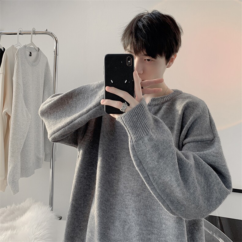 F558P58秋冬毛衣打底衫线衣V领男装上衣宽松日系港风,男装针织衫/毛衣,星座512-6