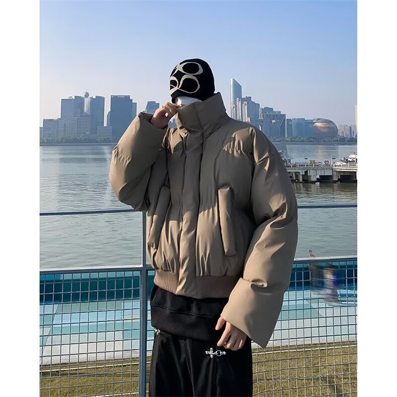 棉服外套男韩版潮流高街帅气冬季保暖2024新款ins棉衣MF189-P92,男装棉衣,星座412-3