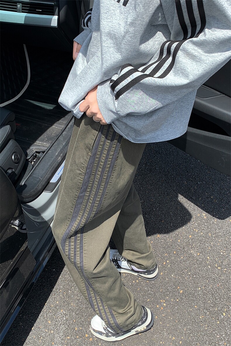 自己图春秋条纹工装休闲裤潮GK39-特P38-限价68-现货,男装休闲裤,星座310A-1
