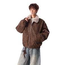 主推冬季立领新款宽松/座山雕外套潮加厚棉衣XZ102B-1M818-P115，男装棉衣，星座102B-1