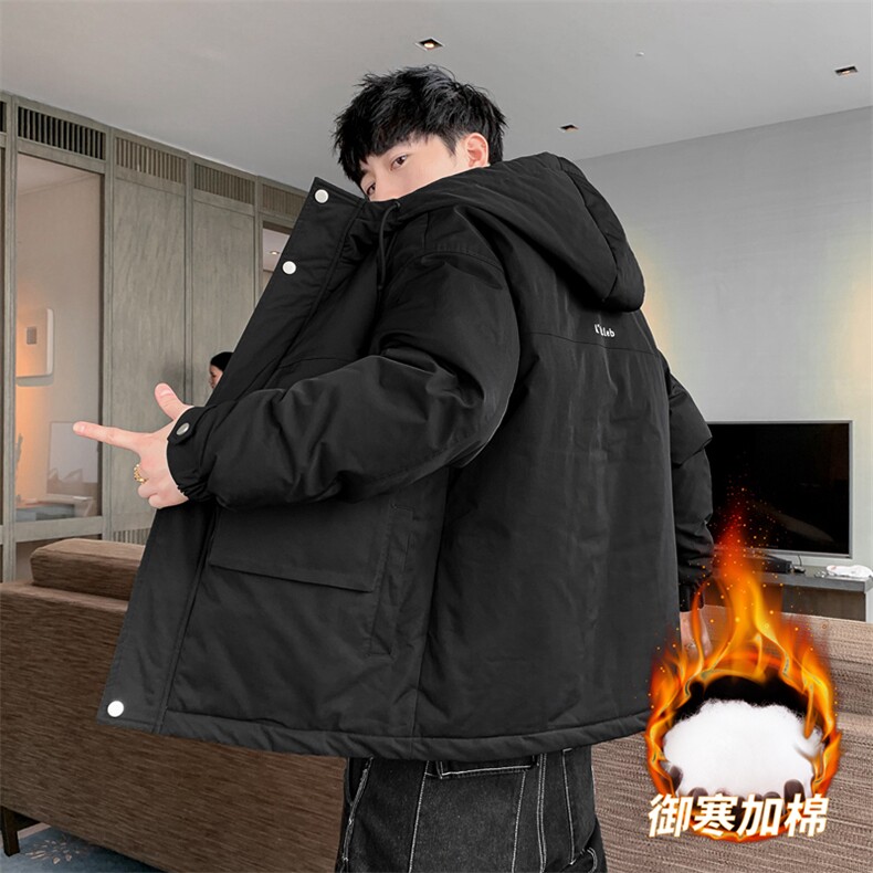 冬季工装棉衣男棉袄外套ins情侣款面包棉服M0719-P110,男装棉衣,星座308B-1