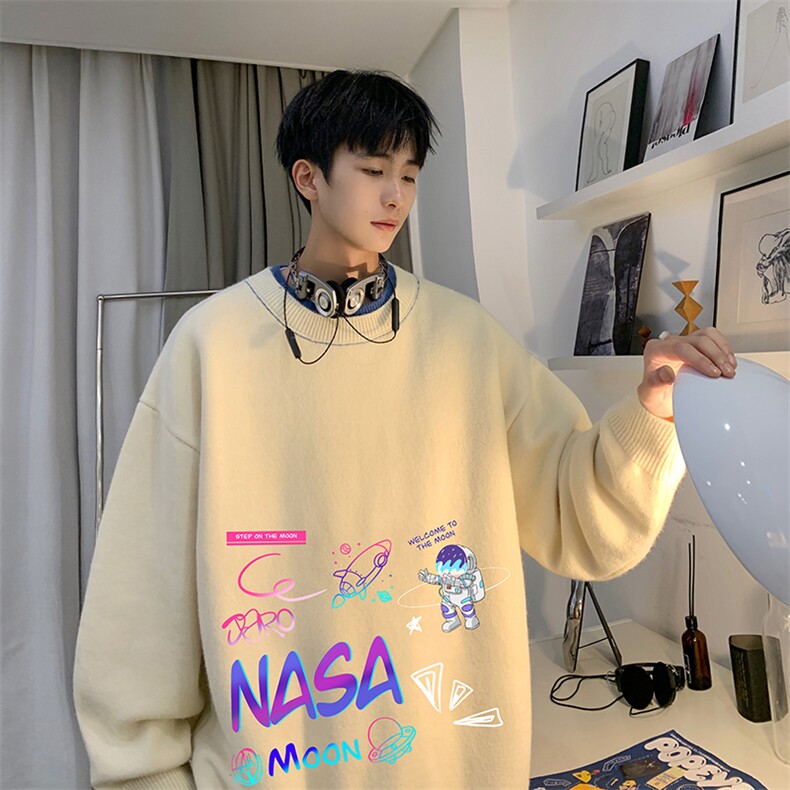 控78 假两件毛衣男大码加绒针织衫男毛线衣M80186-P55  加绒P70图片