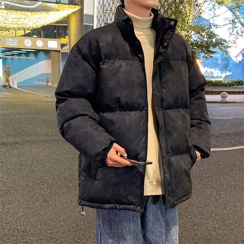 特批5589脏脏款棉衣港风高级晕染印防风加厚保暖棉袄MY8977,男装棉衣,电商A128
