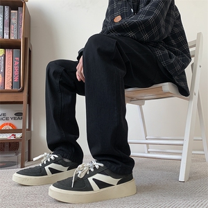抖音现货 纯黑色弹力显高牛仔裤  310A-2 BK301 P50 控78图片
