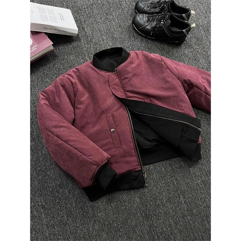 【有货】红内棉服双面穿ma1飞行服夹克棒球服外套MY9022特P95,男装夹克,星座908-1