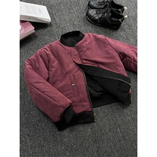 【有货】红内棉服双面穿ma1飞行服夹克棒球服外套MY9022特P95，男装夹克，星座908-1