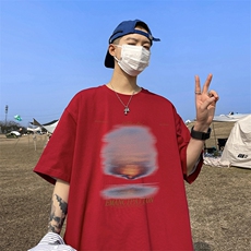 量大优供视频220克美式短袖t恤T2813得物直播有280克品质，男装T恤，电商A486