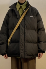 港风可拆卸围脖百搭棉衣男棉服男抖音外套男8737P120控158，男装棉衣，星座226-1