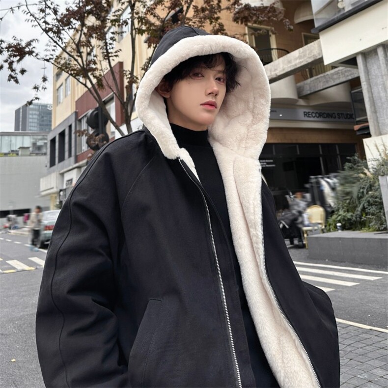 xz514-820-P125【座山雕】加厚加绒棉服上架有货，男装棉衣，星座514