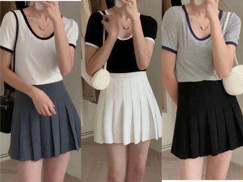 夏季新款：百褶裙，女装，嫒可儿