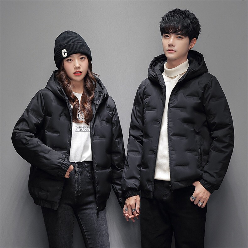 新款通道布短款情侣潮流时尚羽绒服学生校服定制情侣外套9813-P90,男装羽绒服,星座1210B
