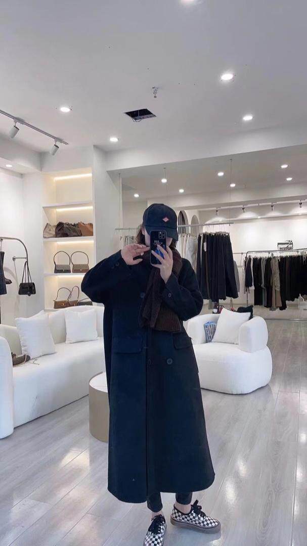 冬季双面羊绒大衣，其它，董与朱