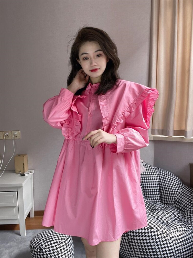 娃娃领裙衫，其它，戈朴