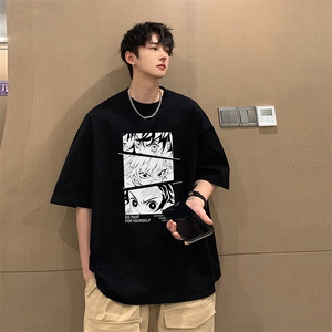 麂皮绒短袖t恤男大码半袖男 JD82176-P25图片