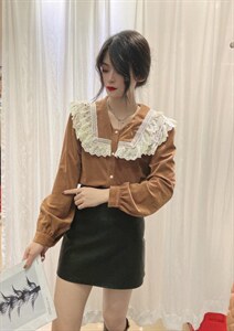 加绒丝绒小衫百塔款。图片