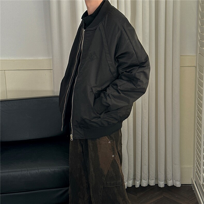 主推现货冬季潮牌棉衣棒球服外套男痞帅风A351-AJ2646-P125控188,男装棉衣,电商A351