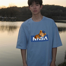 230g重磅纯棉短袖t恤男大码半袖半截袖DX17247-P20，男装T恤，电商A040