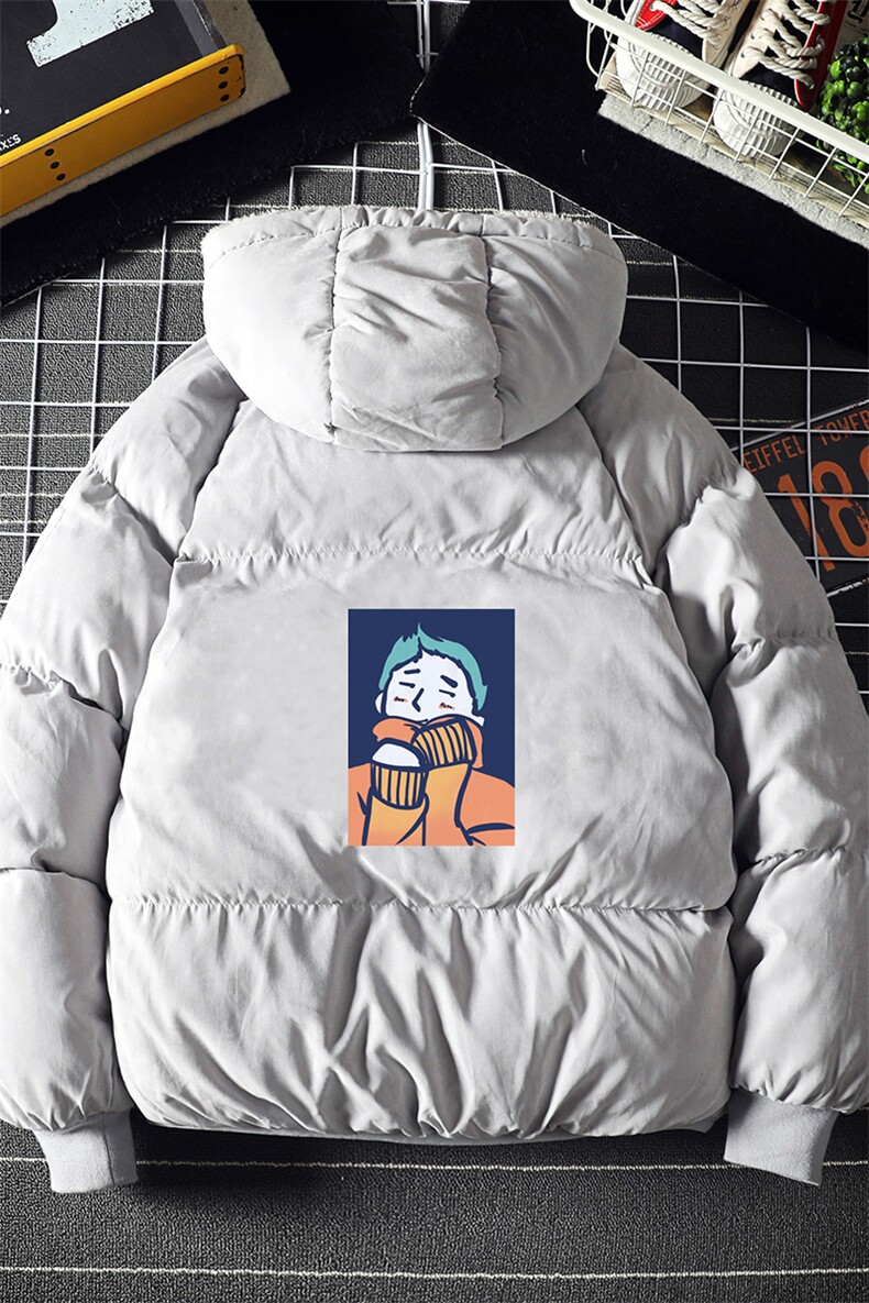 MY16042-P100加厚加绒连帽棉衣男大码棉服男面包服男,男装棉衣,电商A040A