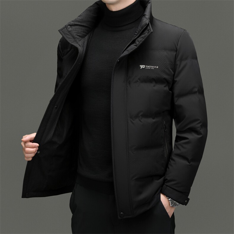 DF23870钱塘2020-2时尚休闲简约冬季厚款中年男士羽绒服P250,男装羽绒服,钱塘207-2