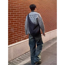 潮流开衫毛衣新款ins文艺简约气质时尚慵懒原宿流行SW2505，男装针织衫/毛衣，星座516A