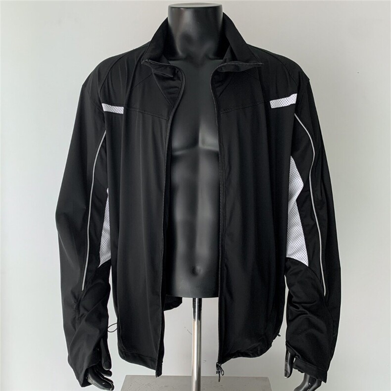 W442-P50夏季长袖冰丝拼接网防晒衣防晒服运动服透气薄款,男装防晒衣,星座911-1