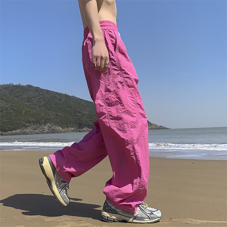 春夏新款速干多巴胺分割工装裤宽松 M~4XL XZ604-KG73-P45控58图片