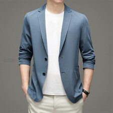 秋季新款爸爸西装外套男中老年商务休闲西服上衣MNSA219921-P210图片