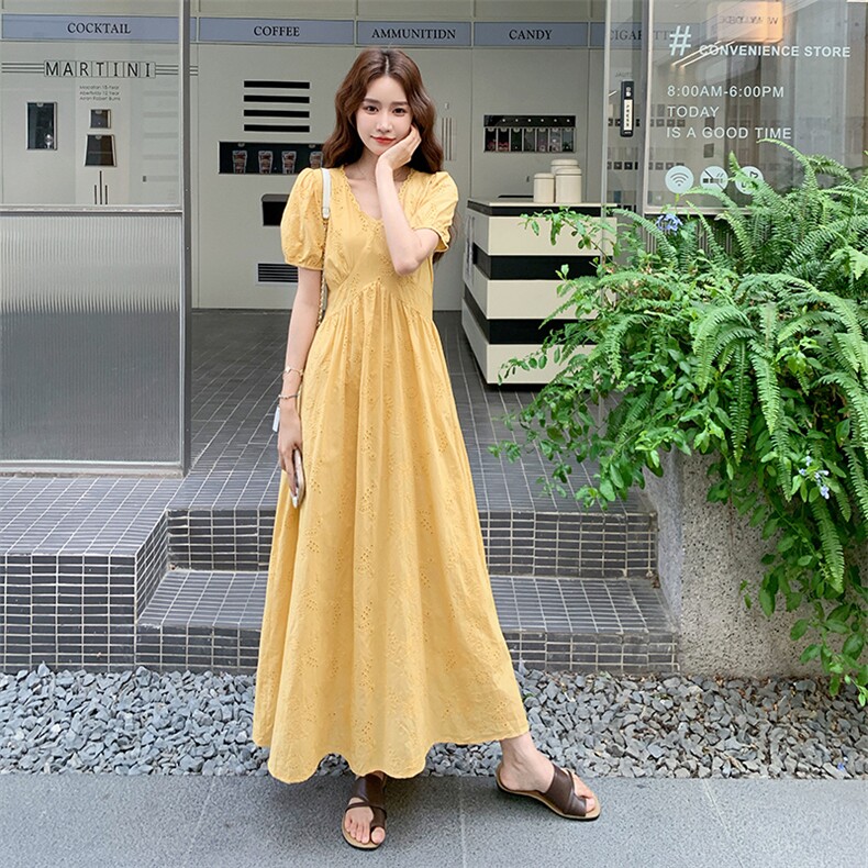 镂空提花蕾丝连衣裙，女装连衣裙，浙宝113