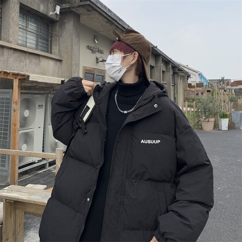 棉衣男冬季加厚棉袄外套韩版潮流宽松ins潮牌面包棉服M098-P78图片