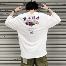 短袖男t恤潮流夏季男士宽松圆领纯棉上衣体恤半袖DS344TP25，男装T恤，电商A102