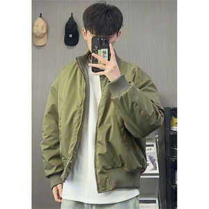 廓形飞行夹克棉服男女宽松秋冬保暖棉衣高街短款外套 J622图片