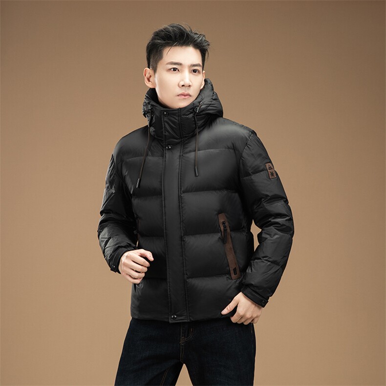 YR2410新品主推90绒帽款面包服三防面料爆火山岩蓄热羽绒服,男装羽绒服,钱塘207-1