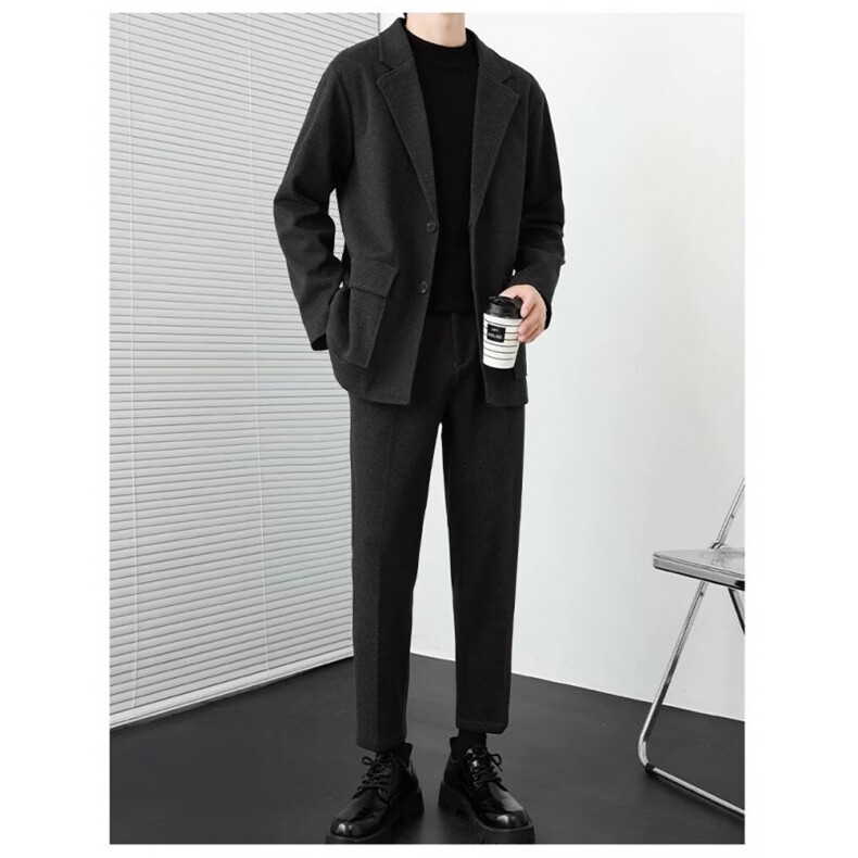 1506-1/GV170/P76港风潮流休闲西服男春秋百搭宽松款,男装西服,星座1506A