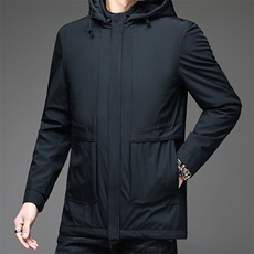 V3586钱塘2020-3新款冬季厚款商务休闲中年男士90鸭绒羽绒服P158，男装羽绒服，钱塘207-3