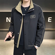 店主风2025秋季款夹克外套男士立领品质秋款C317-J6612-P115，男装夹克，电商C317