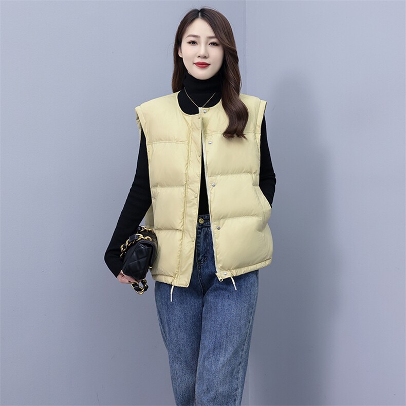 2024新款秋冬时尚大方气质羽绒马甲，女装马甲，凯瑟曼