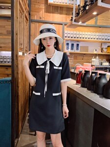 夏季新品 娃娃领连衣裙图片