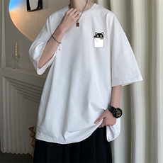 230g重磅纯棉短袖t恤男大码半袖半截袖DX17397-P20，男装T恤，电商A040