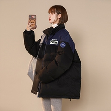 中性风23新款秋季时尚百搭宽松加厚立领棉服外套MY269特批85控138，男装棉衣，A247A