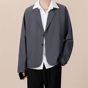 潮流原宿ins慵懒休闲西服外套男士春秋新款2844 P55图片