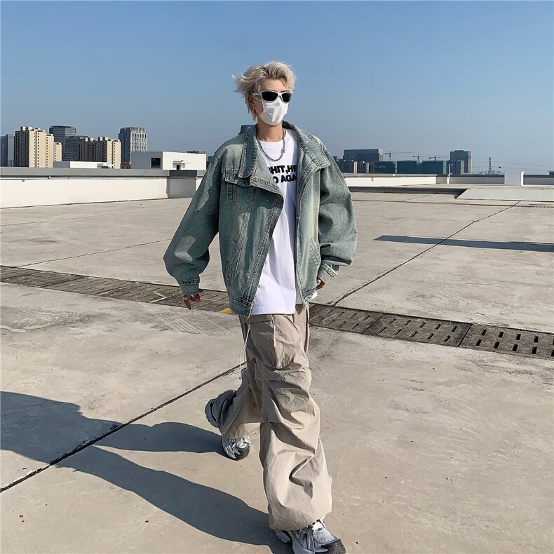 秋季新款男时尚潮短款牛仔夹克外套JK8604P63,男装夹克,星座1116-2