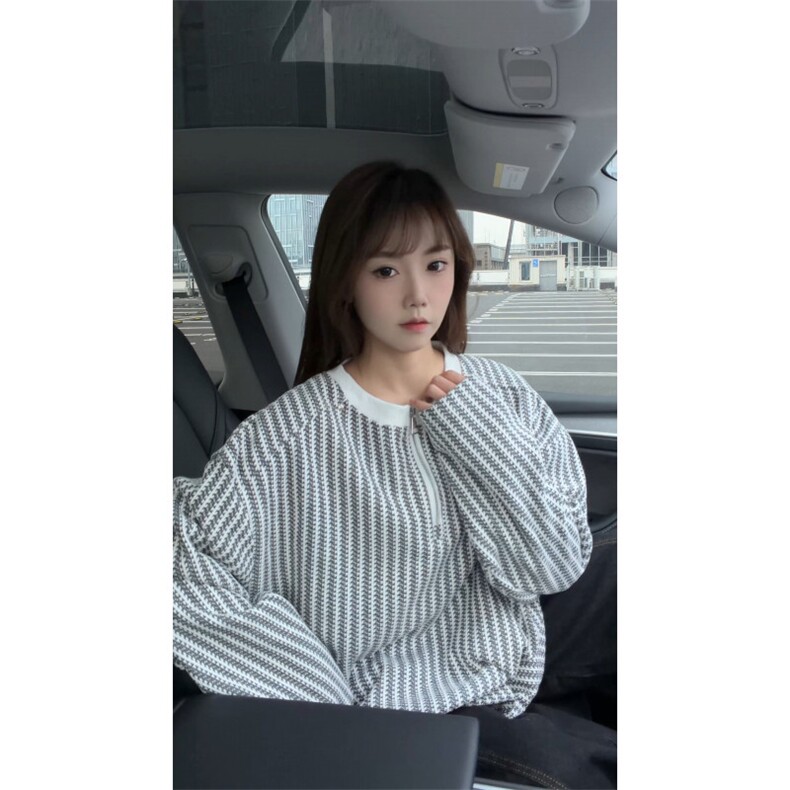 WY10185-特P38加绒48重磅鱼骨纹铆钉半拉链舒适银狐绒大码卫衣男,男装卫衣,电商A059