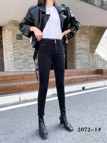 冬季抓毛牛仔裤抓毛洗水棉，女装牛仔裤，菲库feiku