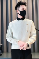 M583-1-P88控118新款时尚毛衣男款高级衬衫领针织衫秋冬男士休闲，男装针织衫/毛衣，星座102A（原电商D309-1）