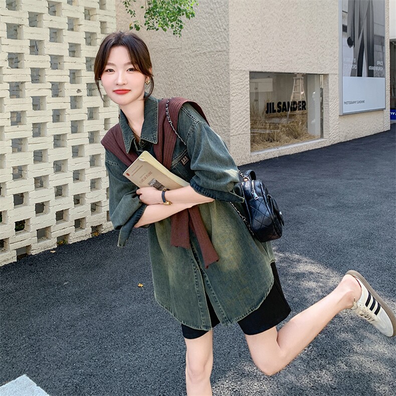 牛仔衬衣,女装衬衫,浙宝069